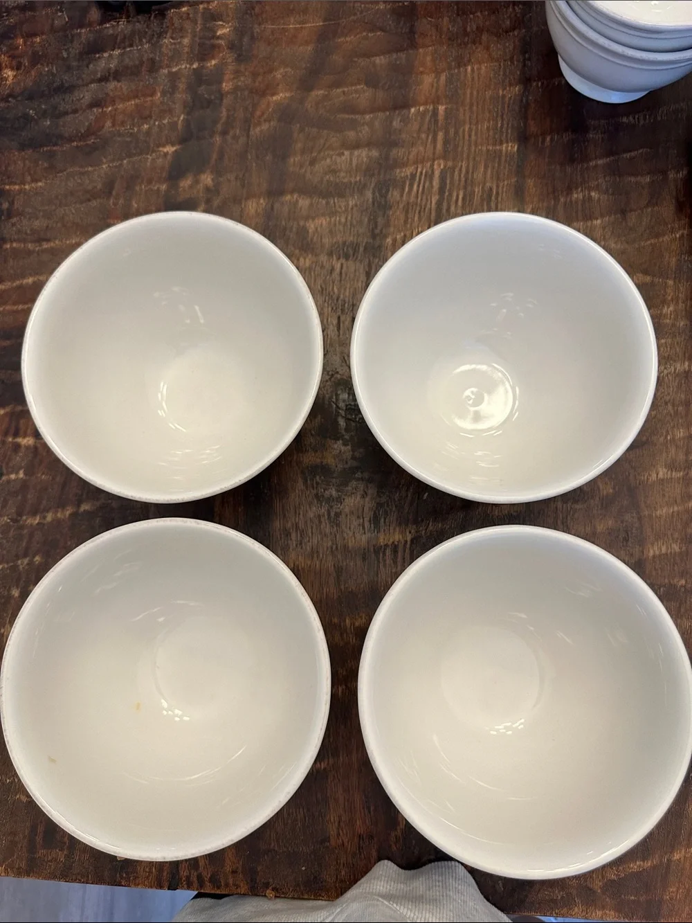 Pottery Barn Cambria Handcrafted Stoneware Cereal Bowls - Set Of 4